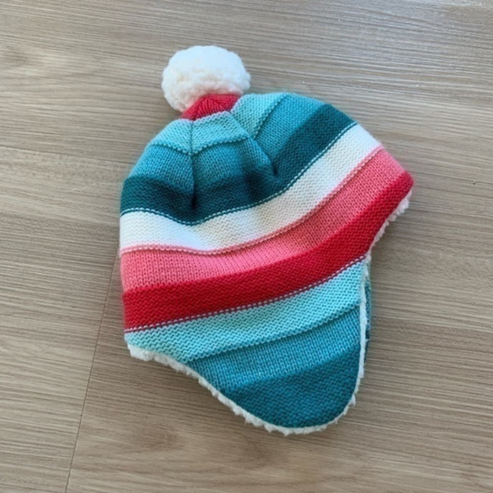 John Lewis Knit Trapper Hat 6-12 months